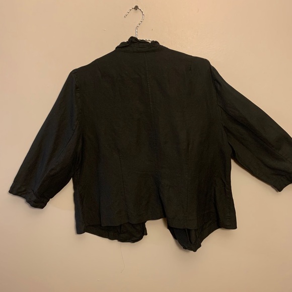 black blazer jacket with cute ruffle, 14 - Picture 2 of 3